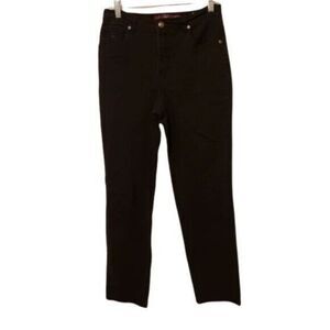 Gloria Vanderbilt Womens Size 6 Black  Solid Jeans